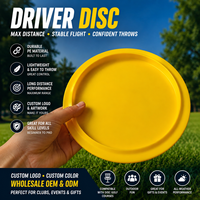 Disque de golf professionnel personnalisé avec logo et couleur, en PE, conforme aux normes de tournoi, motif imprimé sur mesure, vente en gros