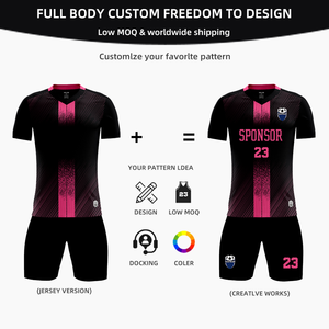 Venta al por mayor personalizado niños uniforme de fútbol servicio OEM sublimación Maillot De fútbol chándal o Camisetas De Futbol Chandal Sets - Product Image 5