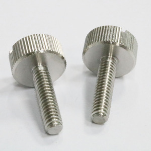 8-32 10-32 1/4 M5 M6 M8 rãnh có rãnh vít ngón tay cái din653 độ chính xác cao 18-8 thép không gỉ knurling điều chỉnh núm vít - Product Image 2