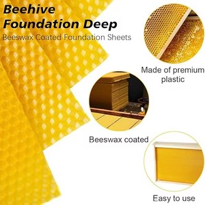 Pomelo Handmade DIY Candle 415*195mm Yellow Beehive Base Beekeeping <b>Tools</b> & Beeswax Honeycomb 30PCS New Bee <b>House</b> - Product Image 6