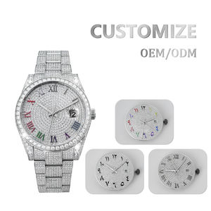 <span class=keywords><strong>Orologi</strong></span> Meccanici Automatici Personalizzati Stile Hip Hop Bust Down di Marca di Lusso Placcati Oro con Diamanti Moissanite VVS Iced Out <span class=keywords><strong>da</strong></span> <span class=keywords><strong>Uomo</strong></span> ODM OEM - Product Image 3