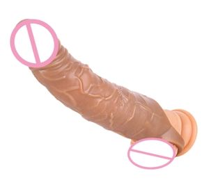 Hochwertige Frauen-Verlängerungshülle aus Flüssigsilikon mit Vibration und Heizfunktion, Realistischer Dildo, Erwachsenen-Masturbator, Sexspielzeug für Orgasmen - Product Image 5