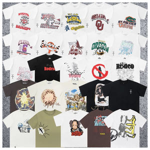 T-shirt décontracté surdimensionné pour homme, grande taille, motif lettre de dessin animé, respirant et à séchage rapide – Collection été en gros - Product Image 5