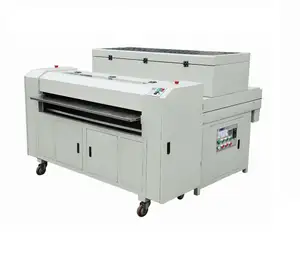 Double 100 Plastification automatique Automatic Roll Laminating UV Varnish Coating Machine For Book Cover