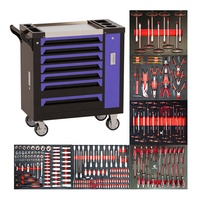 Armoire à outils à 7 tiroirs verrouillable OEM en gros avec capacité de charge de 300 kg, chariot roulant pour atelier, garage