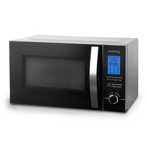 Horno Microondas Innoliving 800W INN-862S de 23 Litros con Grill, 5 Niveles de Potencia, Temporizador de 60 Minutos, Función de Descongelación - Product Image 1