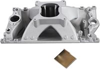 Collecteur d'admission en satin pour Chevy SB 1996 et versions ultérieures Vortec, Air-Gap, Sigle Plane, Super Idle 3500-8000 tr/min