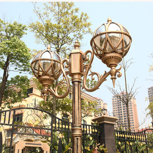 โคมไฟสนามทองเหลืองกลางแจ้ง LED แสงวอร์มไวท์ โคมแก้ว IP54 AC 220V 2700K พร้อมเซ็นเซอร์ตรวจจับความเคลื่อนไหว พลังงานแสงอาทิตย์ ปรับความสว่างได้ รับประกัน 10 ปี - Product Image 6