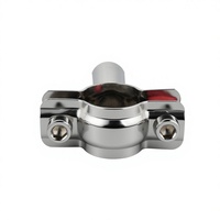 Collier de serrage pour tuyau en acier inoxydable 304, support de fixation réglable pour tuyau, boucle de serrage pour tuyau d'eau