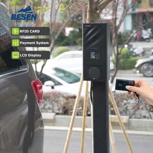 7.2kw Swip Card 32A Ev Station <span class=keywords><strong>de</strong></span> charge écran LCD Type 2 Pile <span class=keywords><strong>de</strong></span> charge <span class=keywords><strong>de</strong></span> <span class=keywords><strong>voiture</strong></span> <span class=keywords><strong>électrique</strong></span> - Product Image 1
