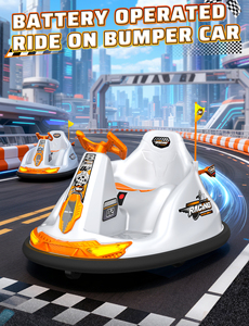 سيارة تصادم كهربائية للأطفال من كيدزون، تعمل بالتحكم عن بعد، بقوة 12 فولت، مع عجلات كهربائية للأطفال، سيارة تصادم كهربائية للأطفال تعمل بالطاقة 12 فولت - Product Image 1