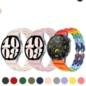 <span class=keywords><strong>Bracelet</strong></span> en Silicone Creux pour <span class=keywords><strong>Huawei</strong></span> Watch <span class=keywords><strong>Gt3</strong></span> <span class=keywords><strong>Pro</strong></span>, 20/22mm, pour Samsung Watch7 6 5 - Product Image 2