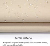 Tente gonflable en toile Oxford double couche imperméable pour 4 saisons, pour la famille, le camping en plein air, portable, sans assemblage requis