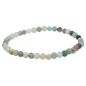 Pulsera clásica unisex de verano, cuentas de piedra de ágata Natural de 4mm con <span class=keywords><strong>cuarzo</strong></span> rosa elástico, diseño de moda para regalo - Product Image 6