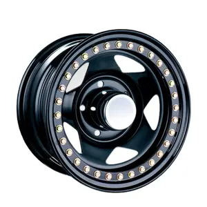 Giá rẻ Custom Made Chất Lượng Bền 5x139.7 17x9 Steel Wheel Rim Beadlock