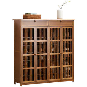 Mobile Porta Scarpe di Lusso Integrato per Ingresso, Armadio Verticale Multistrato con Cassetti Alti per Camera da Letto - Product Image 5