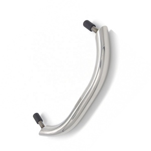 Xiamen sol Marina fabricante inoxidable pulido pesado Oval barco Marina ASA carril de <span class=keywords><strong>mano</strong></span> con brida de - Product Image 1