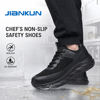 Sepatu Dapur Anti-Selip Tahan Minyak Khusus Koki, Sepatu Keselamatan Koki Ringan dan Bernapas untuk Profesional Kuliner