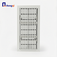 Diffuseur d'air linéaire en PVC pour plaque de plâtre, pré-encastré, dissimulé, pour ventilation CVC