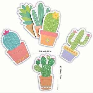 Cactus Succulent Self-Adhesive Sticky Notes Fun Desk Accessories Reminder Pads <strong>Unique</strong> <strong>Gift</strong> <strong>Ideas</strong> for <strong>Teachers</strong> Back School - Product Image 2