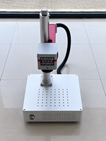 Machine de marquage laser à fibre portable 20W, mini graveur laser léger pour acier inoxydable, aluminium et bijoux