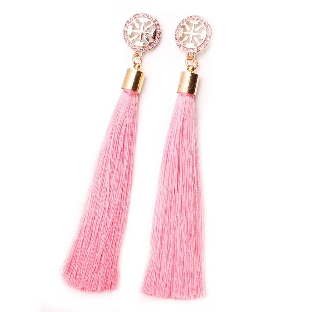 Orecchini pendenti con nappa metallizzata | SHEIN ALIA