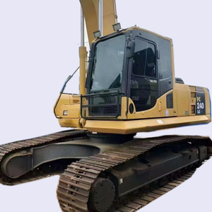 ¡Gran venta! Excavadoras de orugas de 24 toneladas Komatsu PC240lc de fabricación japonesa | Excavadora hidráulica usada de baja hora con certificación CE - Product Image 1