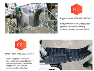 Anpassbares Produkt: 2-Rad-Elektroroller 350W mit Großer Reichweite, City-E-Bike mit Korb - Product Image 6