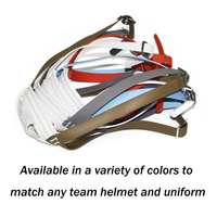 Qui Respecte L'environnement respirable Imperméable Réglable PVC Américain Sport Doux Coupe Football Casque Jugulaire