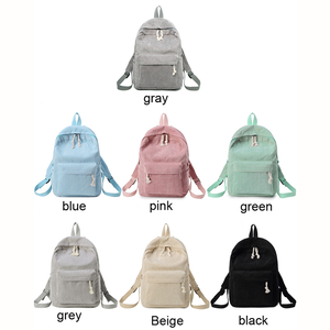 Mochilas de Pana para Niños con Logotipo Personalizado de Fábrica, OEM y ODM, Bolsa <span class=keywords><strong>Escolar</strong></span> para Niña, Tamaño Pequeño y Grande, <span class=keywords><strong>Mochila</strong></span> de Viaje - Product Image 2