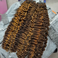 Cheveux humains vietnamiens doublement étirés Buremese Curly Raw non traités Extensions de cheveux humains vierges Think Full Hair Packles Vendeurs