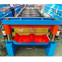 Machine à rouler la tôle mobile de haute précision, machine à former les toits en zinc, machine à fabriquer des tôles de toiture en aluminium à vendre