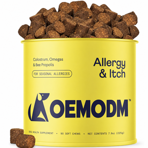 OEM ODM Complément alimentaire pour animaux de compagnie contre les allergies et les démangeaisons cutanées chez les chiens et les chats, sous forme de bouchées molles, enrichi en colostrum, quercétine, <span class=keywords><strong>propolis</strong></span> et oméga 3, marque privée - Product Image 1