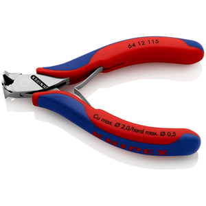 KNIPEX 64 12 115 Coupe-fils électronique avec poignées multi-composants 115 mm - Product Image 2