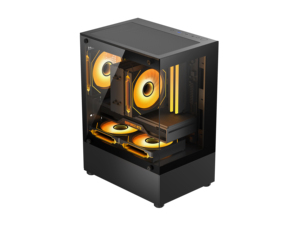 Vỏ máy tính để bàn chơi game JNP M-ATX Mid Tower tiết kiệm chi phí nhất, khung máy tính bằng kính cường lực dành cho game thủ - Product Image 5