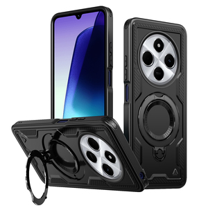 Redmi 14C 4G lai bảo vệ điện thoại di động trường hợp 360 ° xoay chân đế chống sốc TPU + PC chống trầy xước bao gồm sạc không dây - Product Image 1