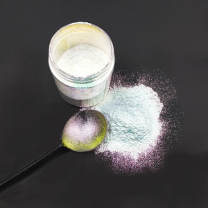 Poudre de pigment holographique de qualité cosmétique, effet caméléon, 100 couleurs, poudre de mica pour résine époxy, nail art et cosmétiques - Product Image 4