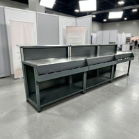 Stand modulaire pliable et portable pour expositions et événements - Convient à diverses expositions et événements temporaires en centre commercial