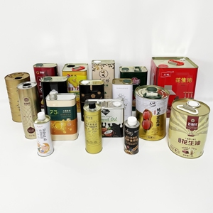 Boîte en fer blanc personnalisée de 0,15L à 20L, de qualité alimentaire, de forme carrée, pour bonbons, chocolat, sucre, huile comestible, boîte carrée en fer blanc pour huile comestible - Product Image 5
