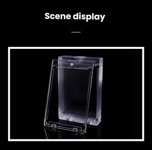 Support de Cartes Magnétique en Acrylique pour Jeux, Boîtier de Présentation Magnétique pour Cartes, Étui de Rangement pour Cartes - Product Image 4