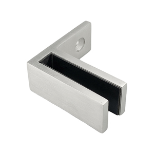 Thép Không Gỉ 316 2205 Hồ Bơi Hàng Rào Kính Đến Góc Tường Kẹp Khung - Product Image 1