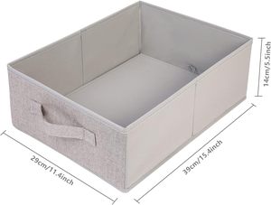 Kotak Penyimpanan Lipat Modern Berbentuk Persegi Panjang untuk Lemari, Rumah, atau Kantor dengan Kapasitas 20-35L dan Pilihan Warna Kustom - Product Image 2