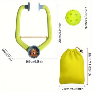 Aide à l'entraînement de pickleball avec rebondisseur pour la pratique solo, améliore les réflexes et la coordination œil-main, entraîneur portable - Product Image 2