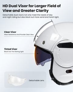 ILM 180 °   <span class=keywords><strong>Casque</strong></span> de <span class=keywords><strong>moto</strong></span> modulable intégral réversible avec protège-menton DOT ECE modèle ILM-B707 - Product Image 4