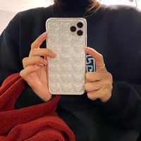Mode électrolytique amour coeur coque souple concepteur couverture de téléphone portable accessoires coque de téléphone pour Iphone 7 11 13 15 14 Pro Max