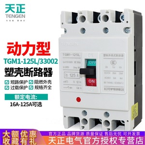 Interruptor Automático Trifásico Tengen Tgm1-125L 125A, Unidad de Disparo Térmico Magnético - Product Image 5