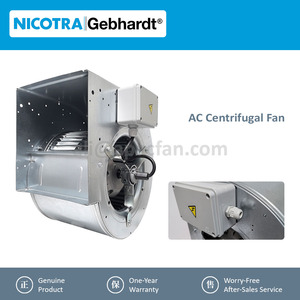 Ventilador Centrífugo de Doble Entrada Nicotra DDM-9-7-E6G3603-3F-4P-1V-+SCT 230/400V 50/60Hz 1355W 2.3A 1410RPM OEM IP55 con Rodamientos de Bolas - Product Image 2
