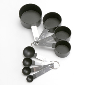 Stainless steel handle plastic <b>measuring</b> <b>cup</b> and spoon eight-piece <b>set</b>, household <b>measuring</b> <b>cup</b> and spoon with markings, - Product Image 5