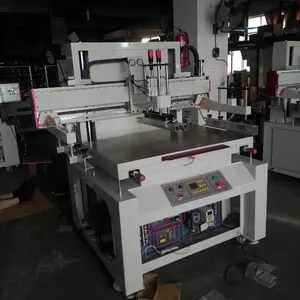 Flat semi automatic serigraphie/serigraphy silk screen printer for label paper and plastics printing HS-70100GJ