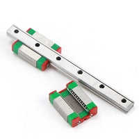 Pièces de rechange CNC HIWIN, rail linéaire miniature MGN12 1000mm, 1 pièce, vert-rouge # Chariot de guidage linéaire en acier 45 pour imprimante 3D